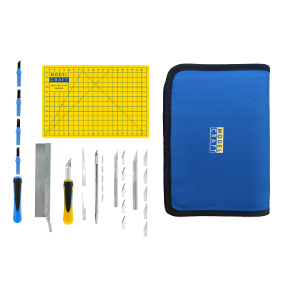 Modelcraft Precision Knife & Chisel Set                                      